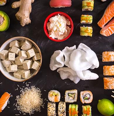 dieta JAPONESA e outras dietas tradicionais com elevado consumo de peixe