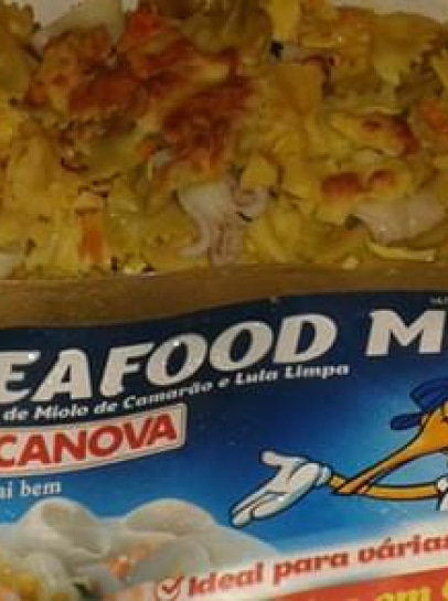 Massa Gratinada de Seafood Mix