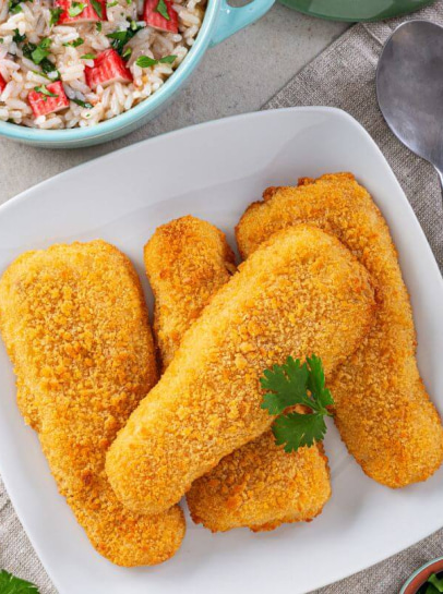 Filetes de Limão com Arroz de Delícias do Mar