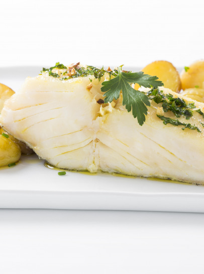 Bacalhau no Forno com Castanhas e Batatinhas