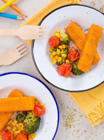 Barrinhas de Limão no Forno Legumes Assados