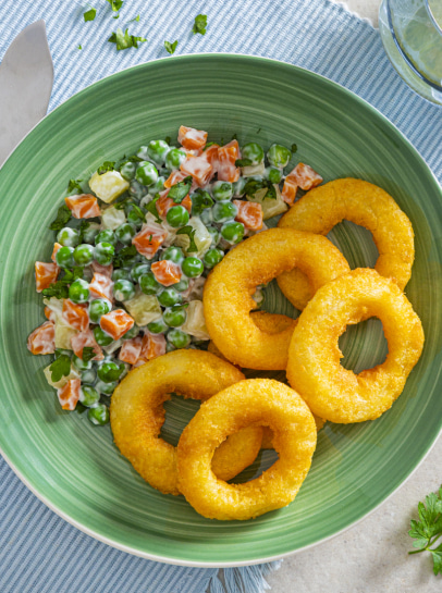 Caprichos do Mar com Salada Russa à Salsa