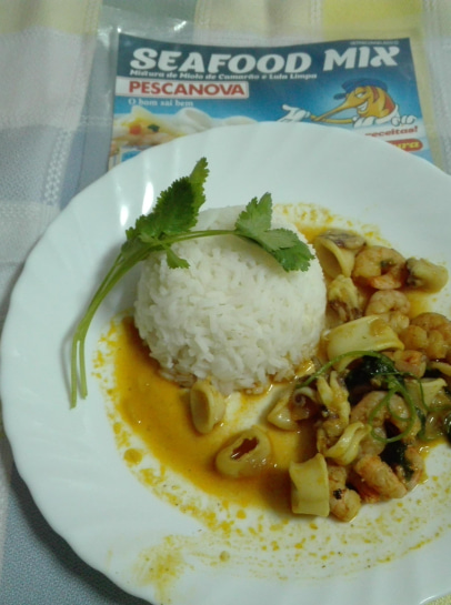 Caril de seafood