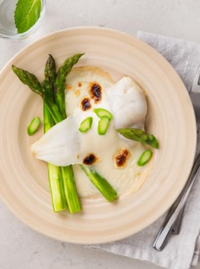 Filetes de Pescada com Espargos