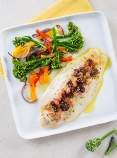 Filetes de Pangasius no Forno com Tâmaras
