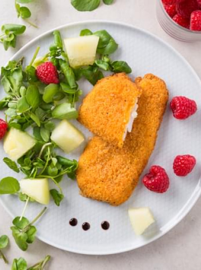 Filetes Forno Pimenta e Limão com Salada de Verão