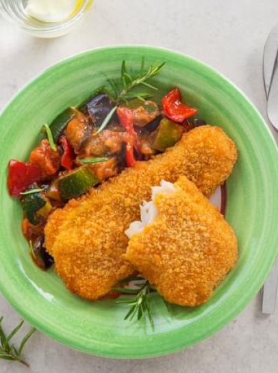 Filletes com Ervas Aromáticas e Ratatouille