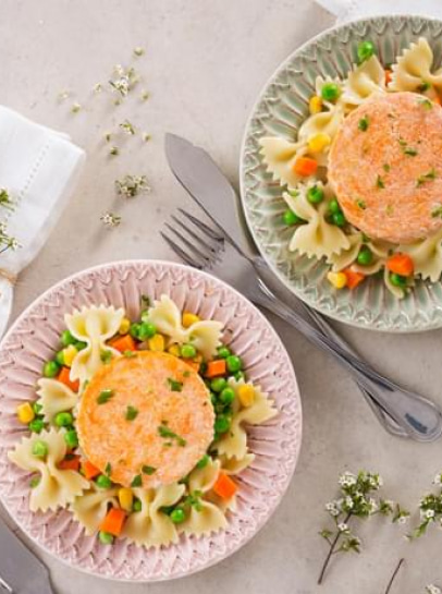 Fishburgers de Salmão com Lacinhos Primavera