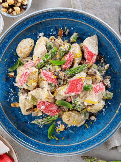 Gnocchi Cremosos Com Lombinhos de Mar Ao Parmes&atilde;o