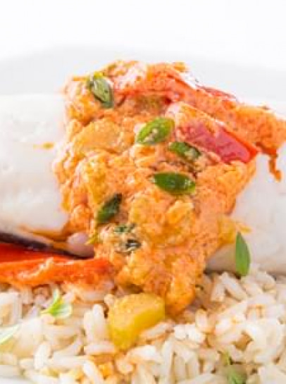 Lombos de Pescada com Pimento e Aipo