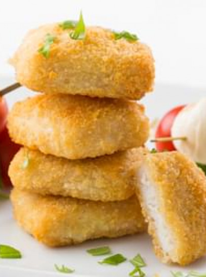 Nuggets de Pescada com Espeto Caprese