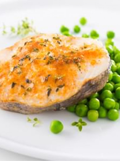 Pescada no Forno ao Parmesão e Tomilho