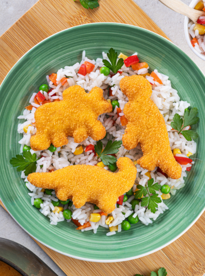 Pescadinos com Arroz Primavera