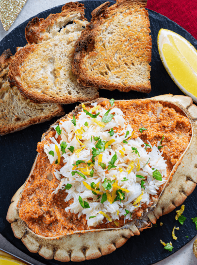 Sapateira com Vinho do Porto e Citrinos