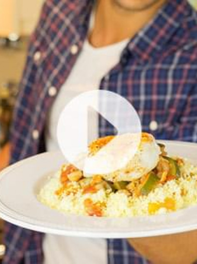 Medalhões de Pescada no Forno com Tagine de Legumes e Cuscuz by Lourenço Ortigão