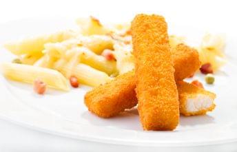 Barrinhas Ómega 3 com Penne de Ervilhas e Bacon