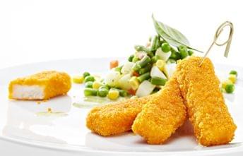 Barrinhas Ómega 3 com Salada Fria