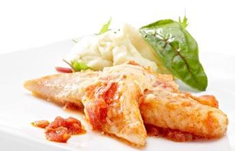 Filetes de Pangasius em Tomate