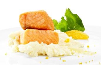 Medalhões de Salmão com Laranja
