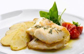 Filetes de Pangasius no Forno com Manjericão